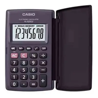 Casio HL-820LV Portable 8 Digit Calculator